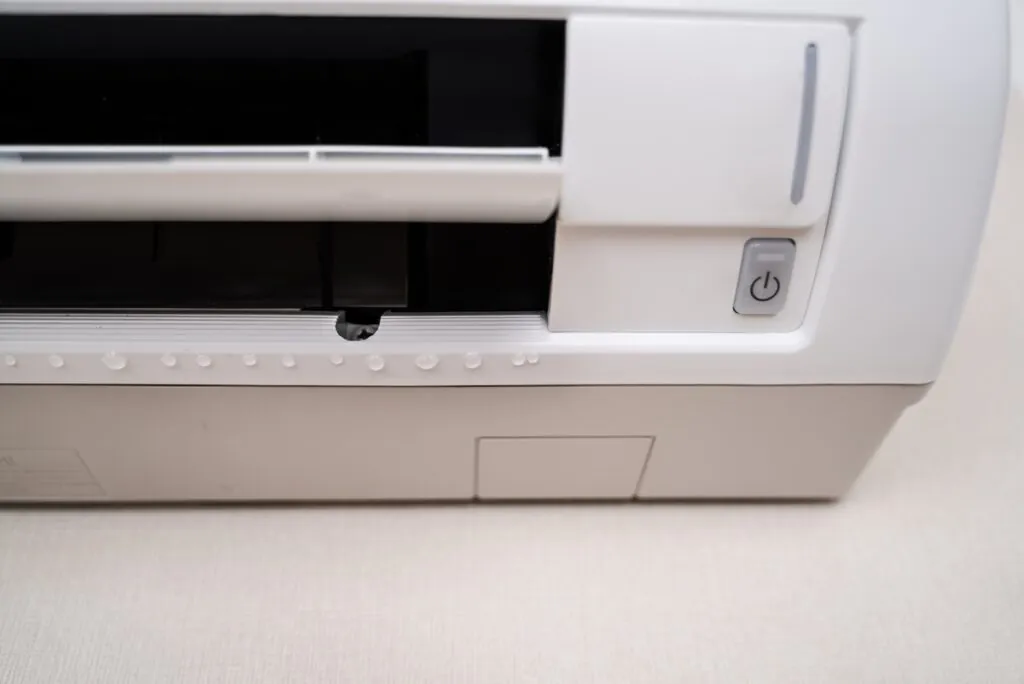 Leaky Air Conditioner At Home On Wall