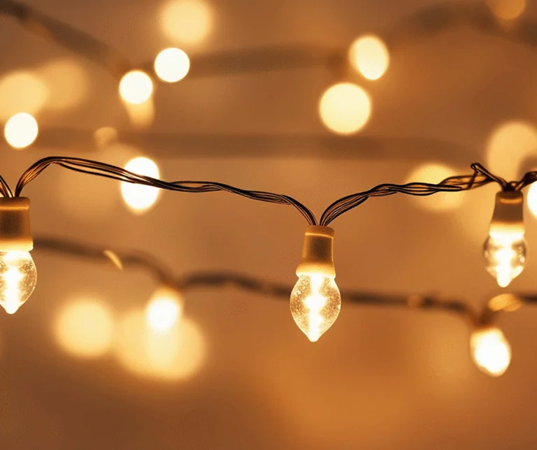 Electrician near me installing outdoor string lighting for a Twin Cities home