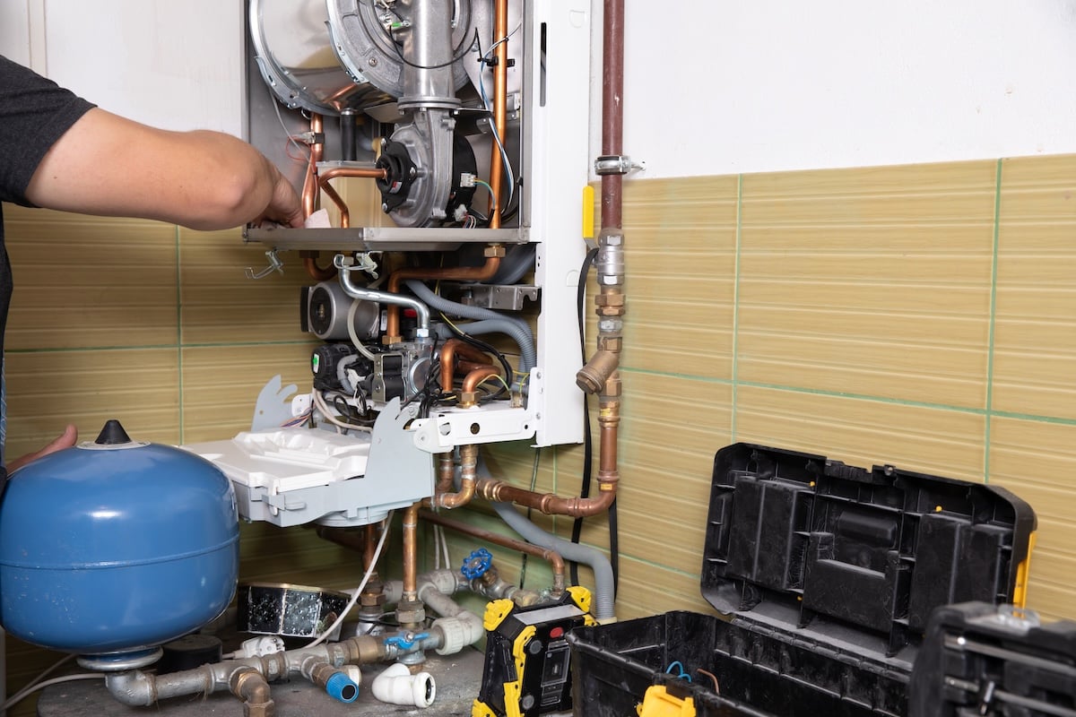 gas boiler installation