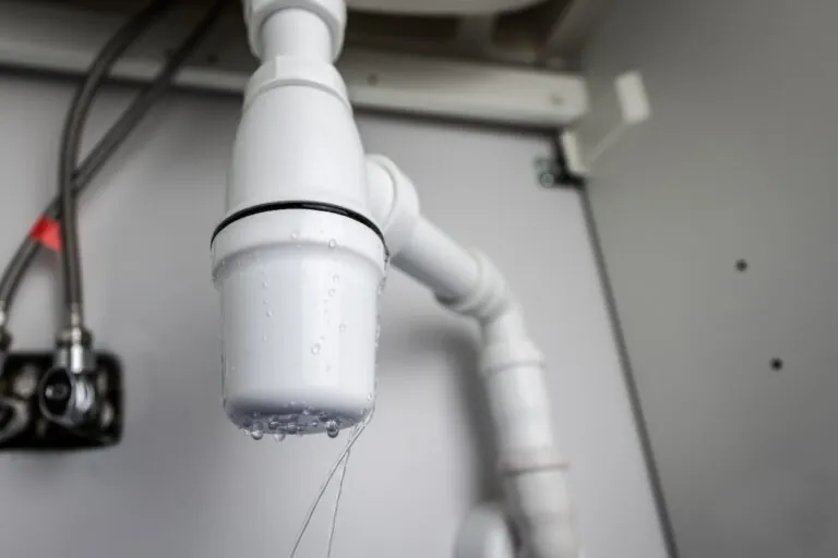 leaking sink trap