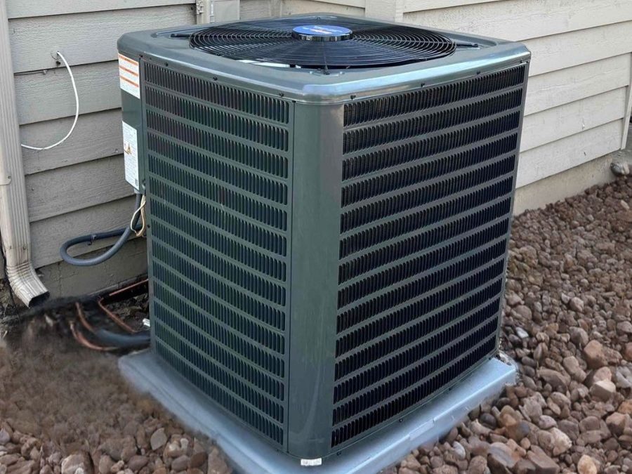 AC maintenance.